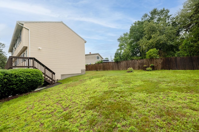 39 Mechanic St, Bristol, CT 06010 - view of yard with stairway
