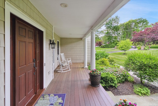 11 Delno Dr, Danbury, CT 06811 - view of wooden porch