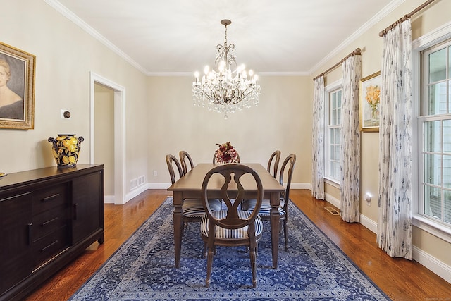11 Delno Dr, Danbury, CT 06811 - dining space with a chandelier, wood finished floors, ornamental molding, and baseboards