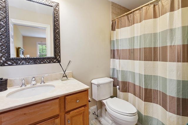 11 Delno Dr, Danbury, CT 06811 - full bath with vanity, toilet, and a shower with shower curtain