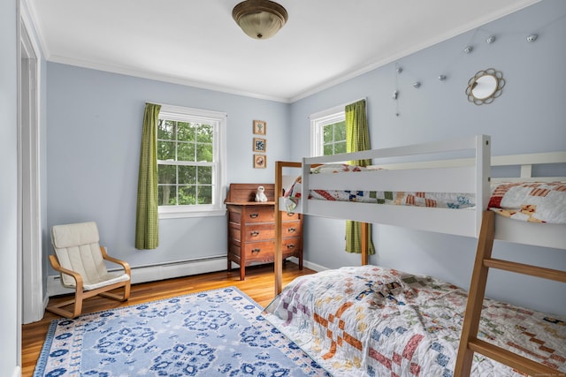19 W Hills Rd, Essex, CT 06442 - bedroom with multiple windows, crown molding, and wood finished floors
