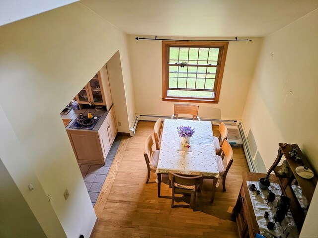 44 Wilbur Rd, Washington, CT 06777 - dining room with light wood-type flooring