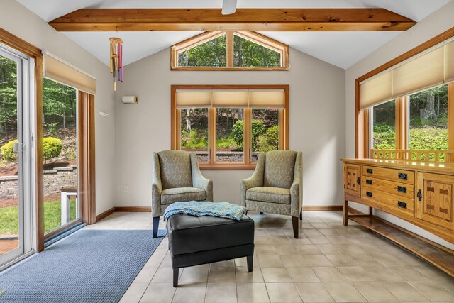 35 Whitethorn Dr, Guilford, CT 06437 - sitting room with baseboards and light tile patterned floors