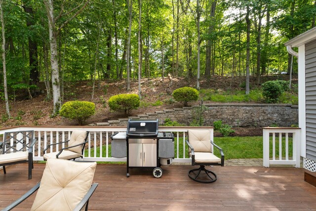 35 Whitethorn Dr, Guilford, CT 06437 - view of wooden terrace