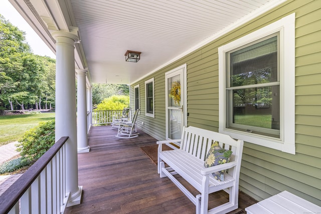 47 Davis Rd, Mansfield, CT 06268 - view of wooden porch
