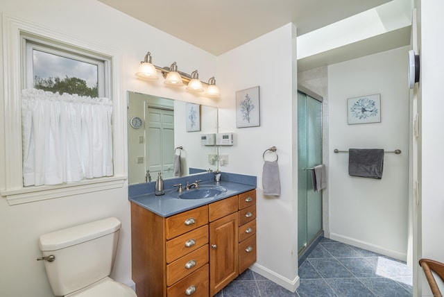 47 Davis Rd, Mansfield, CT 06268 - full bath featuring vanity, a shower stall, and tile patterned floors