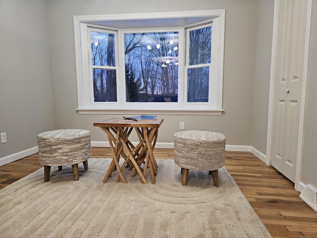 262 Meyer Rd, Torrington, CT 06790 - dining area with baseboards and wood finished floors