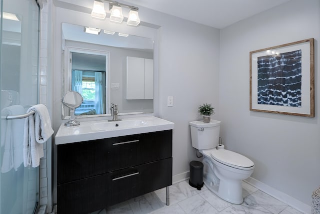 29 Bayberry Rd, Fairfield, CT 06825 - full bathroom featuring vanity and marble finish floors