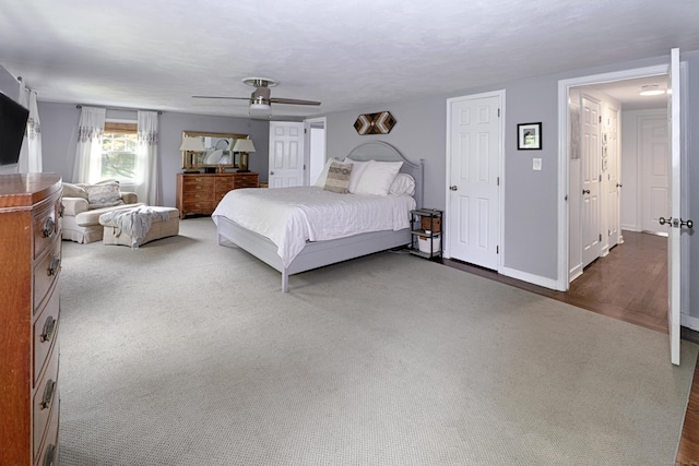 29 Bayberry Rd, Fairfield, CT 06825 - bedroom featuring dark wood-style floors and ceiling fan