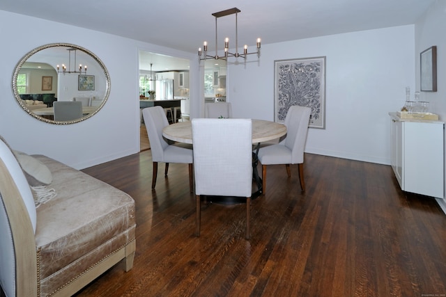 29 Bayberry Rd, Fairfield, CT 06825 - dining room featuring a chandelier and wood finished floors