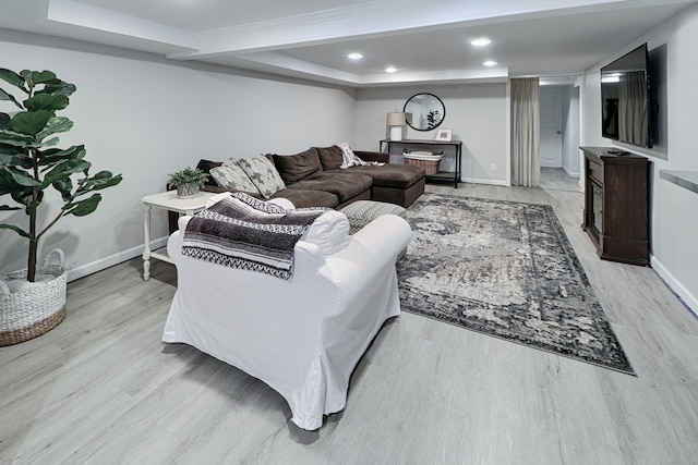 29 Bayberry Rd, Fairfield, CT 06825 - living room with light wood finished floors and recessed lighting