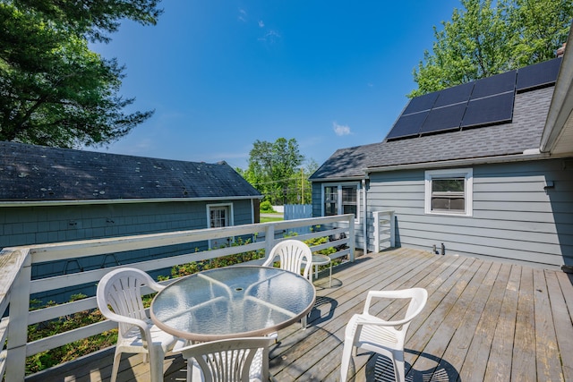824 Torringford W St, Torrington, CT 06790 - wooden terrace with outdoor dining area