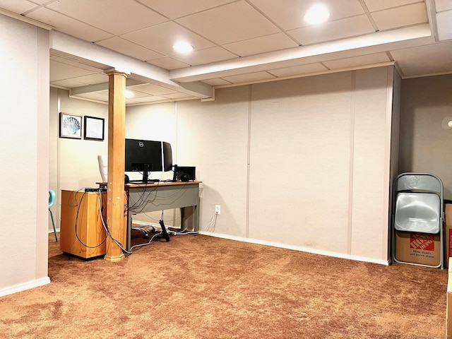 17 Rock Spring Rd, Stamford, CT 06906 - office space featuring carpet floors and a paneled ceiling