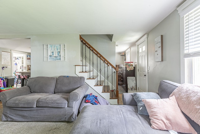 12 John St, Killingly, CT 06239 - living room with stairs
