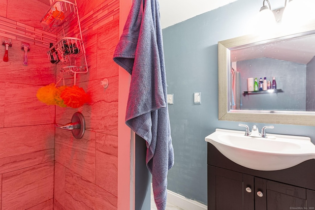12 John St, Killingly, CT 06239 - full bath with vanity and tiled shower
