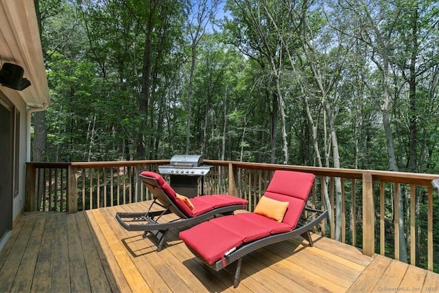 2 Round Hill Rd, Shelton, CT 06484 - wooden deck with grilling area