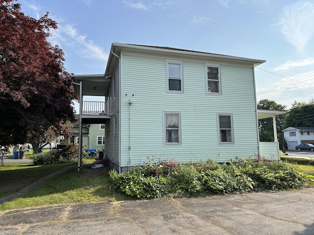 189 N Main St, Griswold, CT 06351 - view of home's exterior featuring a balcony