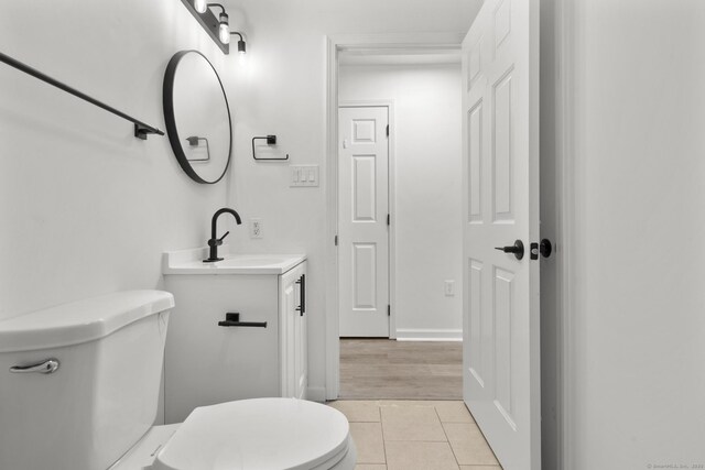 59 Colony St, Bristol, CT 06010 - bathroom with vanity and tile patterned floors