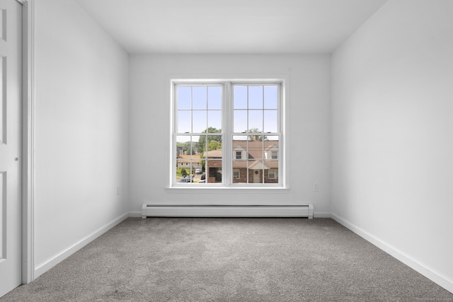 59 Colony St, Bristol, CT 06010 - carpeted empty room featuring a baseboard radiator and baseboards