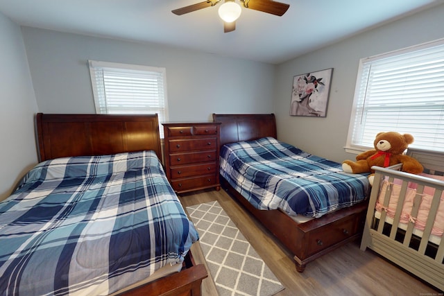 17 Fordyce Ct Apt 13, New Milford, CT 06776 - bedroom featuring wood finished floors and a ceiling fan