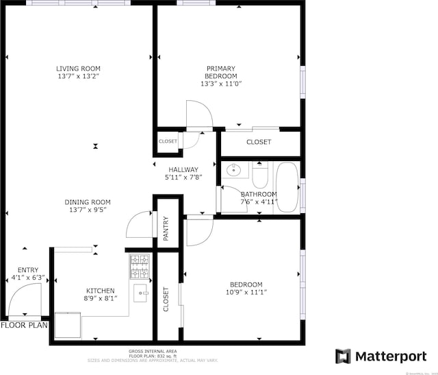 17 Fordyce Ct Apt 13, New Milford, CT 06776 - home floor plan