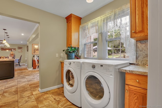 35 Summer St, Portland, CT 06480 - laundry area featuring independent washer and dryer and cabinet space