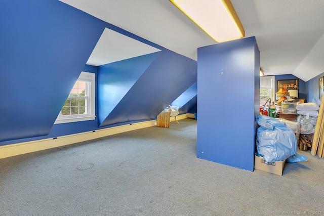 35 Summer St, Portland, CT 06480 - bonus room with vaulted ceiling and carpet floors