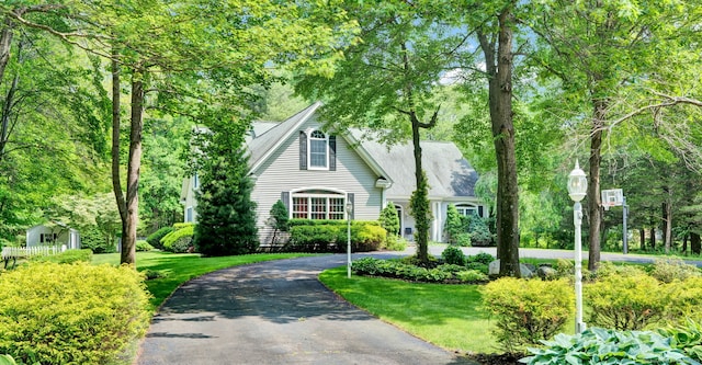 18 Cedar Spring Rd, Burlington, CT 06013 - view of front of property featuring asphalt driveway and a front yard