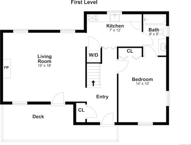 21 Hubbard Rd Apt 1, Wilton, CT 06897 - view of home floor plan