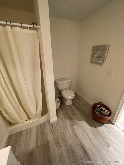 27 Shares Ln Unit 27, South Windsor, CT 06074 - bathroom featuring wood finished floors and a shower stall
