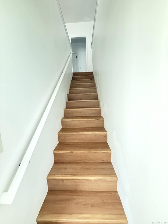 53 Cosey Beach Rd, East Haven, CT 06512 - stairs with wood finished floors