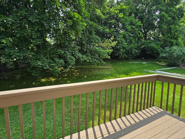 65 Ruby Ln, Stratford, CT 06614 - view of wooden deck
