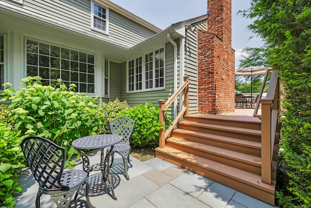 171 Still Rd, West Hartford, CT 06117 - view of patio featuring outdoor dining area