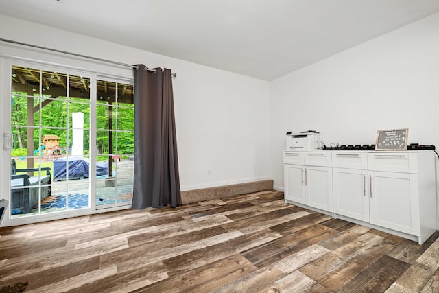 43 Old Young St, East Hampton, CT 06424 - unfurnished room with wood finished floors and baseboards