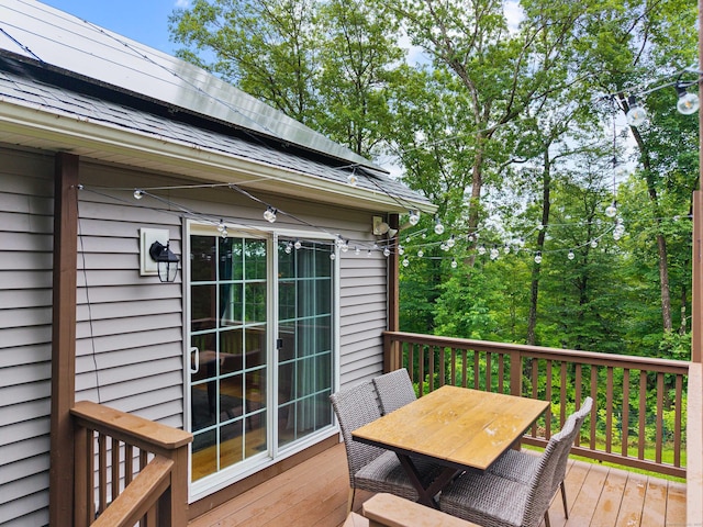 43 Old Young St, East Hampton, CT 06424 - deck featuring outdoor dining area