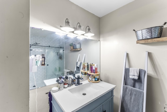 6 Mountain Laurel Ct Unit 6, Cromwell, CT 06416 - bathroom with vanity and a tile shower