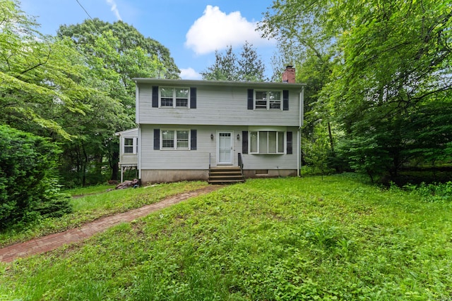 120 Pulaski Hwy, Ansonia, CT 06401 - colonial inspired home featuring a chimney