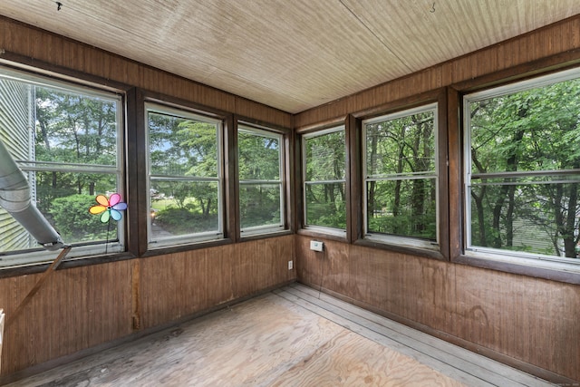 120 Pulaski Hwy, Ansonia, CT 06401 - unfurnished sunroom with wooden walls and wood-type flooring