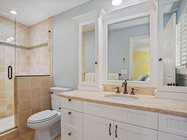52 Grumman Ave, Wilton, CT 06897 - ensuite bathroom with a stall shower and vanity