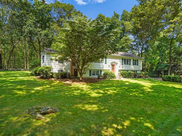 52 Grumman Ave, Wilton, CT 06897 - view of front of property with a front lawn