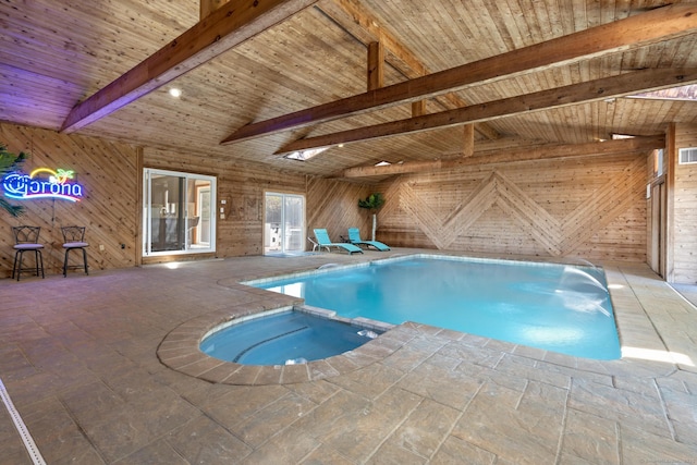 48 Powers Rd, Wallingford, CT 06492 - view of pool with a pool with connected hot tub