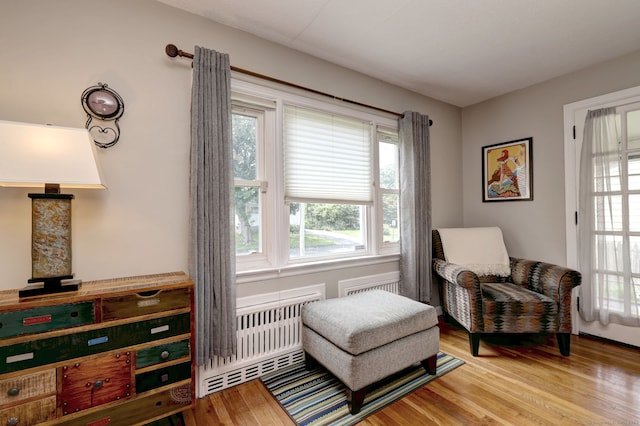 97 Richmond Ave, West Haven, CT 06516 - living area with wood finished floors and radiator