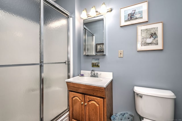 97 Richmond Ave, West Haven, CT 06516 - full bathroom with vanity and a shower with shower door