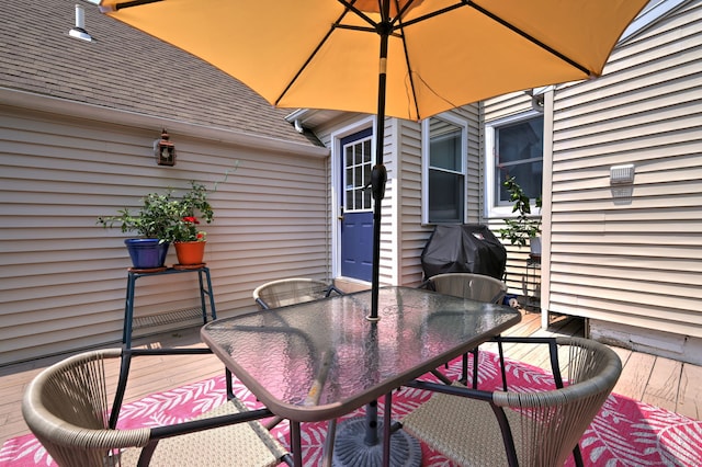 97 Richmond Ave, West Haven, CT 06516 - deck featuring outdoor dining space and a grill