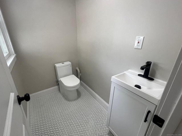 28 Highland Ave, Naugatuck, CT 06770 - bathroom with toilet and vanity