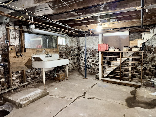 451 Robbins Ave, Newington, CT 06111 - basement with a sink