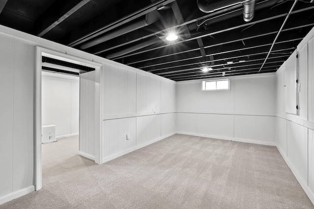 22 Allerton Rd, Naugatuck, CT 06770 - below grade area with light carpet and a decorative wall
