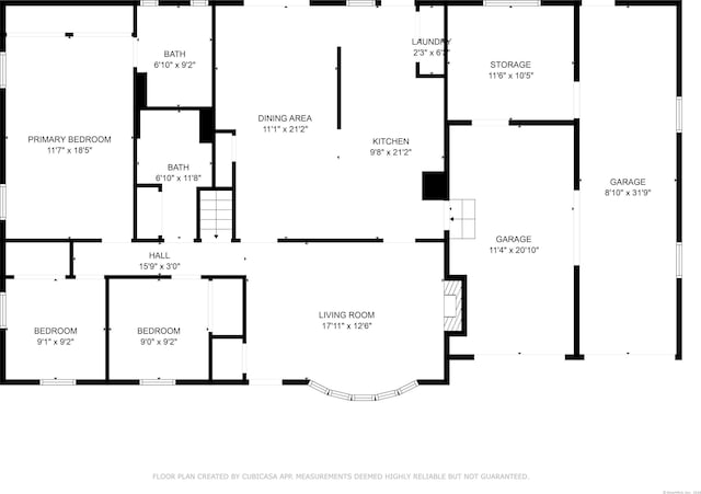 22 Allerton Rd, Naugatuck, CT 06770 - floor plan / room layout