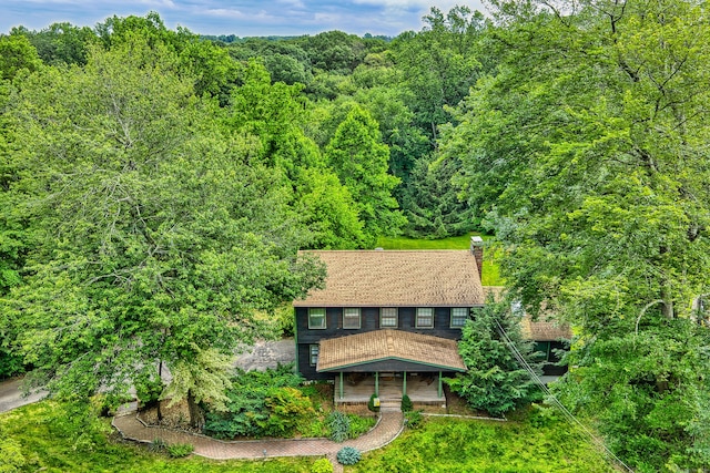 136 Wheeler Rd, Monroe, CT 06468 - view of subject property with a heavily wooded area