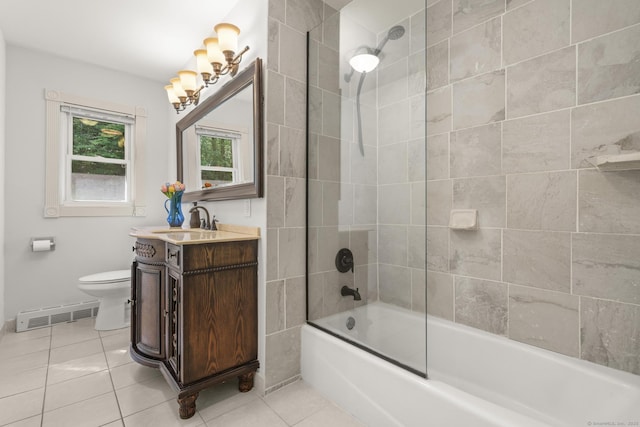 408 Stage Coach Rd, Durham, CT 06422 - bathroom featuring vanity, washtub / shower combination, and tile patterned flooring